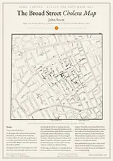 John Snow: the Broad Street cholera map